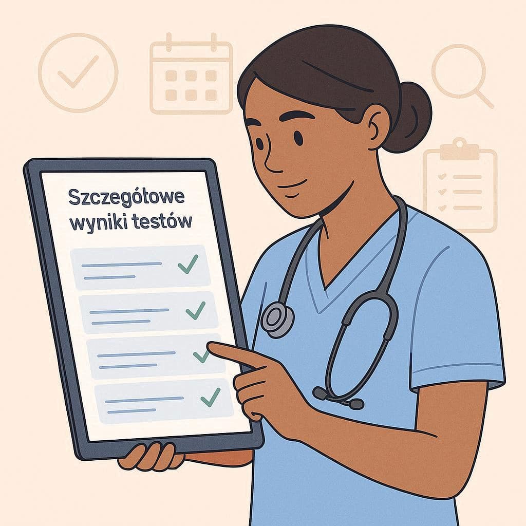 Szczegółowe wyniki testów